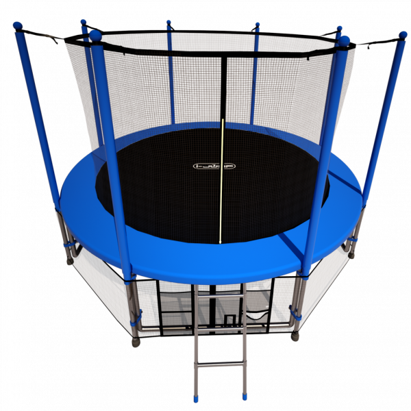 Комплект батут i-Jump 16ft (4,9м) с защитной сетью и лестницей