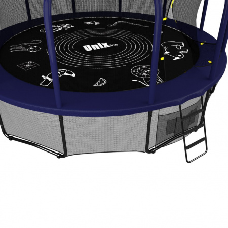 Батут Unix line Supreme Game 16 ft + Basketball (green)
