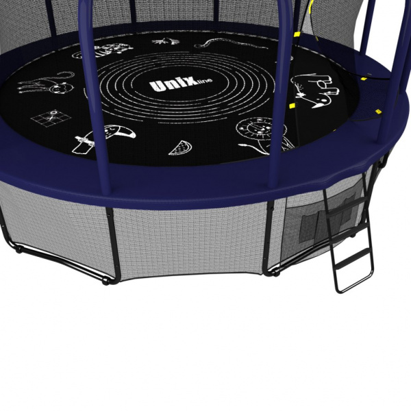 Батут Unix line Supreme Game 16 ft + Basketball (green)