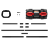 Набор регулируемый штанга+гантель+гиря HYFIT 24 кг