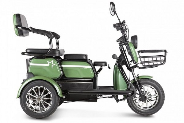 Электротрицикл Rutrike Пилот Черный