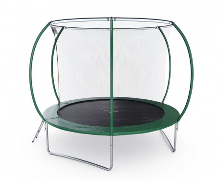 Батут DFC Ultrasport 10 ft с внутренней сеткой / лестница в комплекте