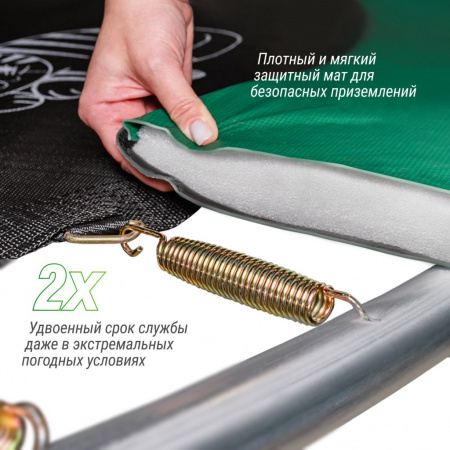 Батут Unixline Supreme Game 16 ft (blue)