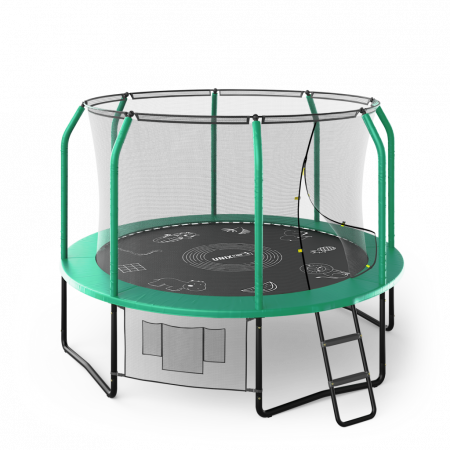 Батут Unixline Supreme Game 10 ft (green)