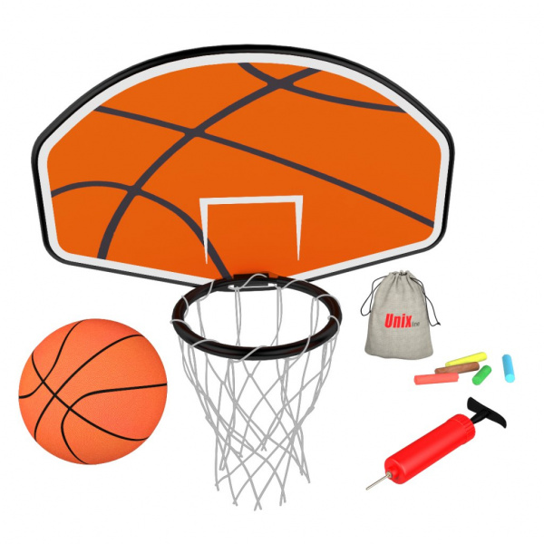Батут Unix line Supreme Game 16 ft + Basketball (green)