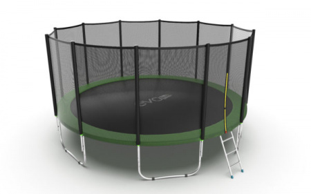 Батут с внешней сеткой Evo Jump External 16ft (Green)