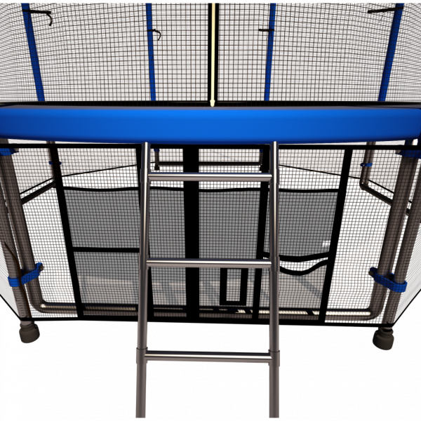 Комплект батут i-Jump 16ft (4,9м) с защитной сетью и лестницей