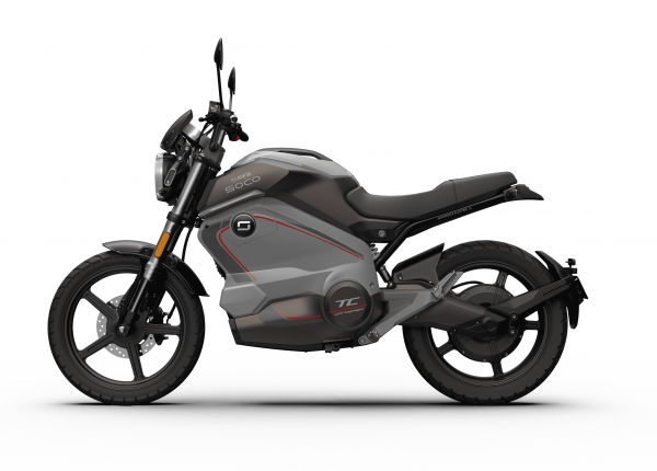 Электромотоцикл WHITE SIBERIA SUPER SOCO TC WANDERER Серый