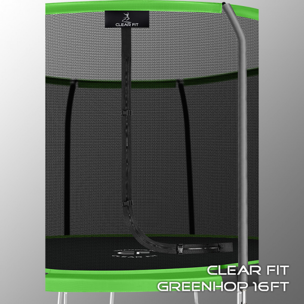 Батут Clear Fit GreenHop 16Ft
