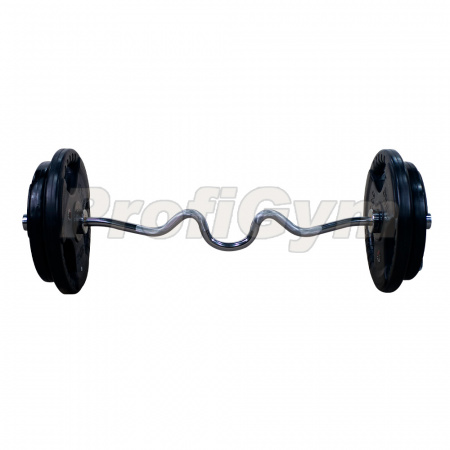 Штанга тренировочная ProfiGym EZ-образная 90 кг