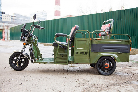 Электротрицикл Rutrike Вояж-П 1200 Трансформер 60V800W Серебристый