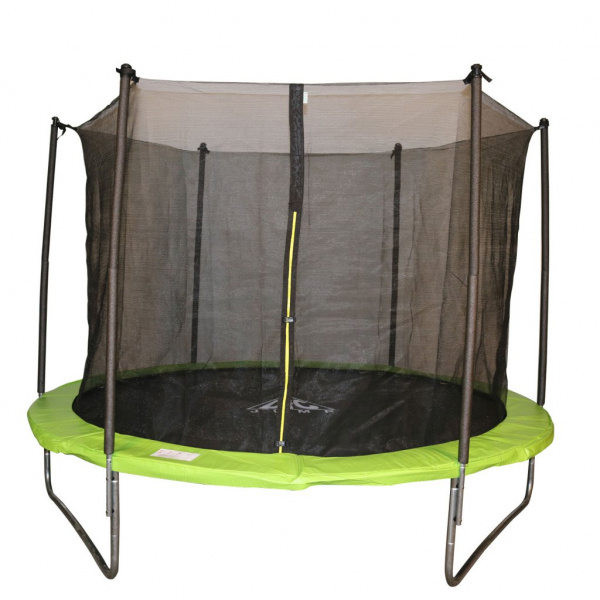 Батут DFC Jump 12ft складной, c сеткой, цвет apple green