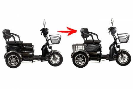 Электротрицикл Rutrike S2 V2 Зеленый