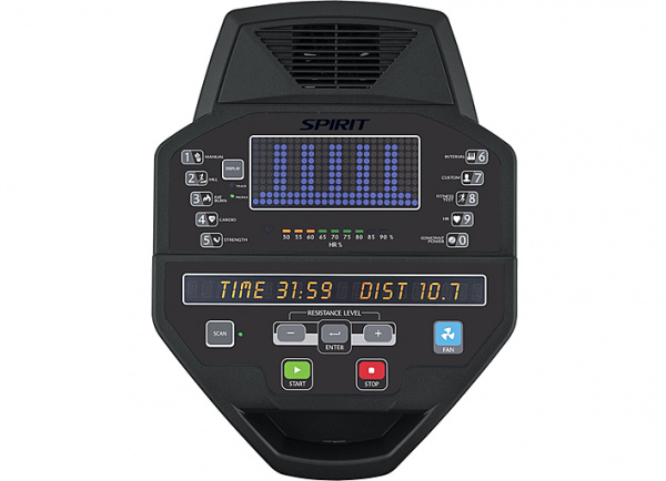 Эллиптический тренажер Spirit Fitness CE800 Graphite gray