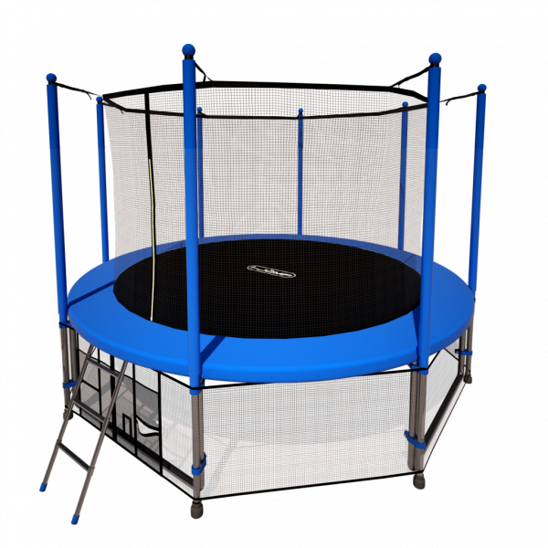 Комплект батут i-Jump 16ft (4,9м) с защитной сетью и лестницей