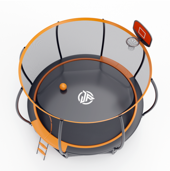 Батут Jump Power 14 ft Pro Inside Basket Orange