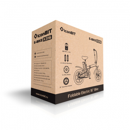 Электровелосипед Iconbit E-BIKE K316 Белый