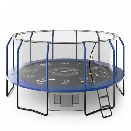 Батут Unixline Supreme Game 16 ft (blue)