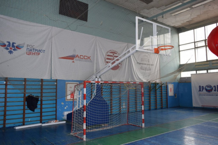 Мобильная баскетбольная стойка Atlet-Sport складная (игровая)