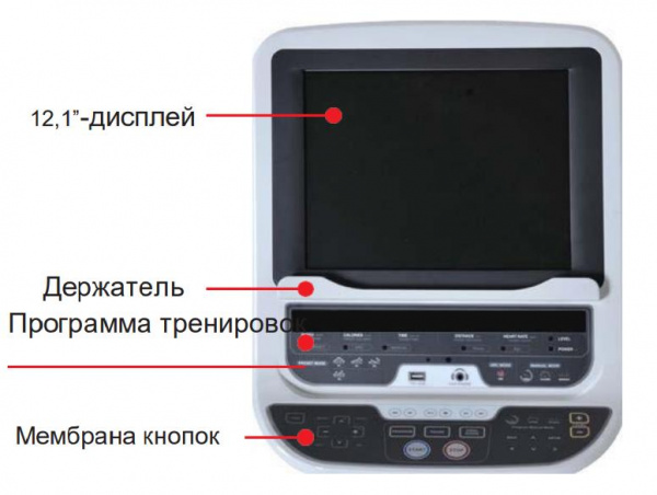 Велотренажер Multipower вертикальный U500T