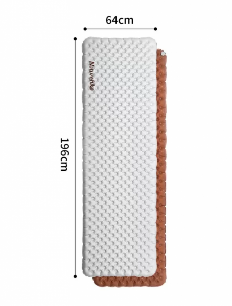 Коврик надувной Naturehike R5.8 Plus Silvery