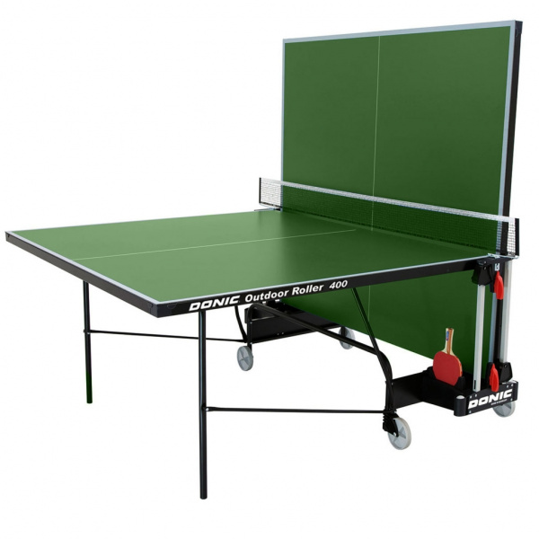 Всепогодный теннисный стол Donic Outdoor Roller 400 зеленый