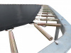 Батут Kogee-Tramps Top Tramps 10'x17'(5.2x3.0м) прямоугольный с защитной сетью