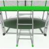 Батут i-Jump Basket 6ft green