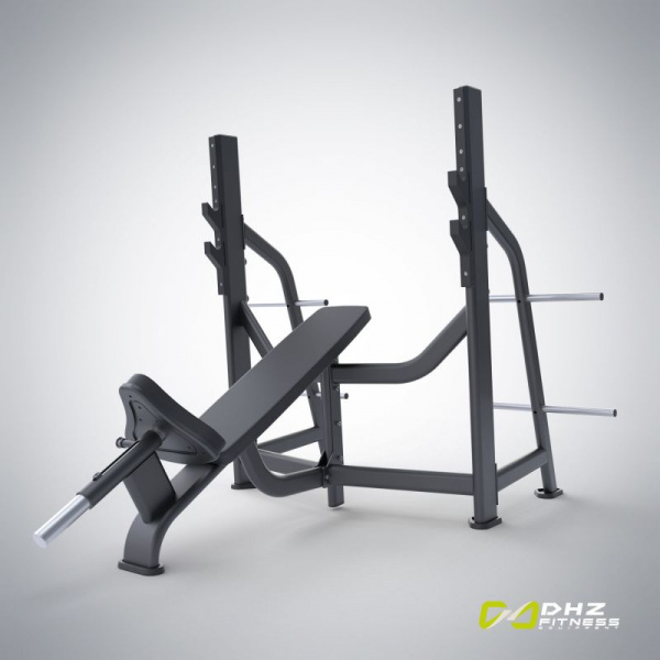 Скамья-стойка для жима под углом вверх (Olympic Bench Incline) E7042