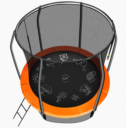 Каркасный батут Clear Fit FamilyHop 8Ft