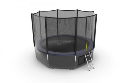 Батут с внешней сеткой Evo Jump External 12ft (Blue) + нижняя сеть