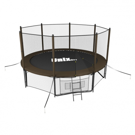 Батут Unix line 10 ft Black&Brown (outside)