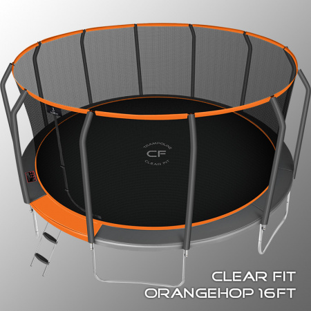 Батут Clear Fit OrangeHop 16Ft